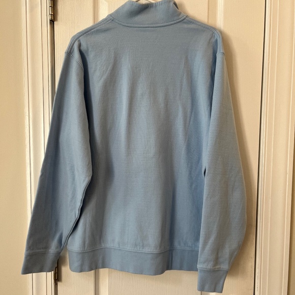 Vineyard Vines Men’s Light Blue 1/4 Zip Pullover Sweatshirt size L - Picture 2 of 7